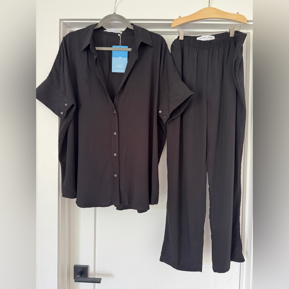 Sonnet James Playsuit NWT medium - oversized Button-Down Shirt & Pant set